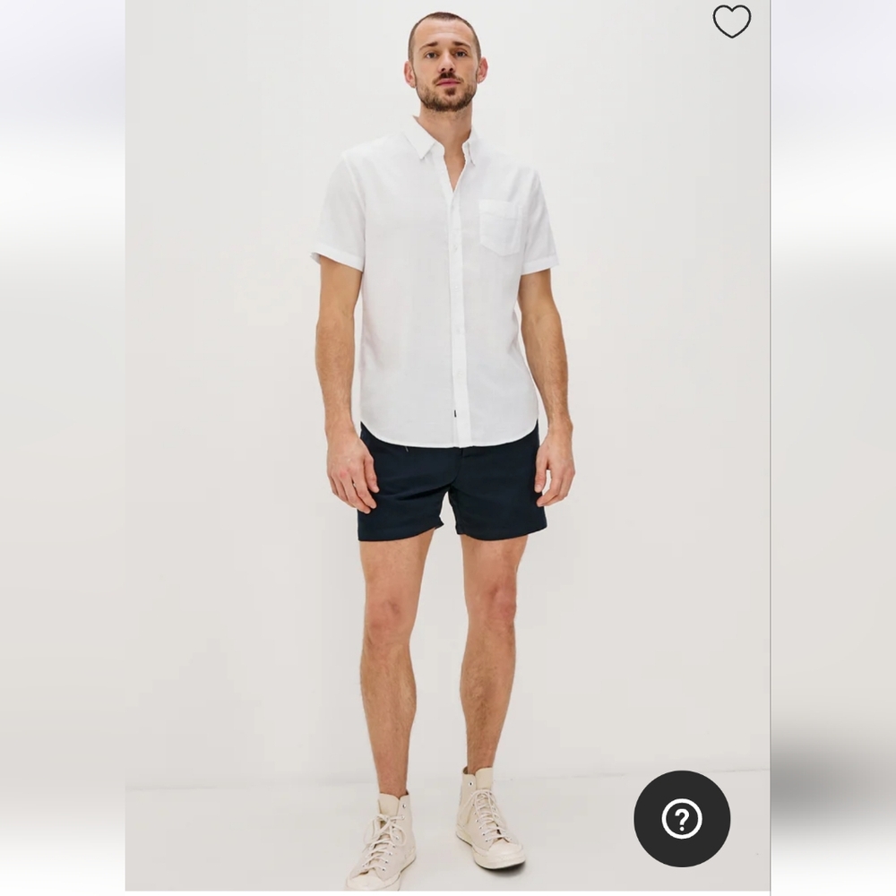 Rails Fairfax White Shirt Size M